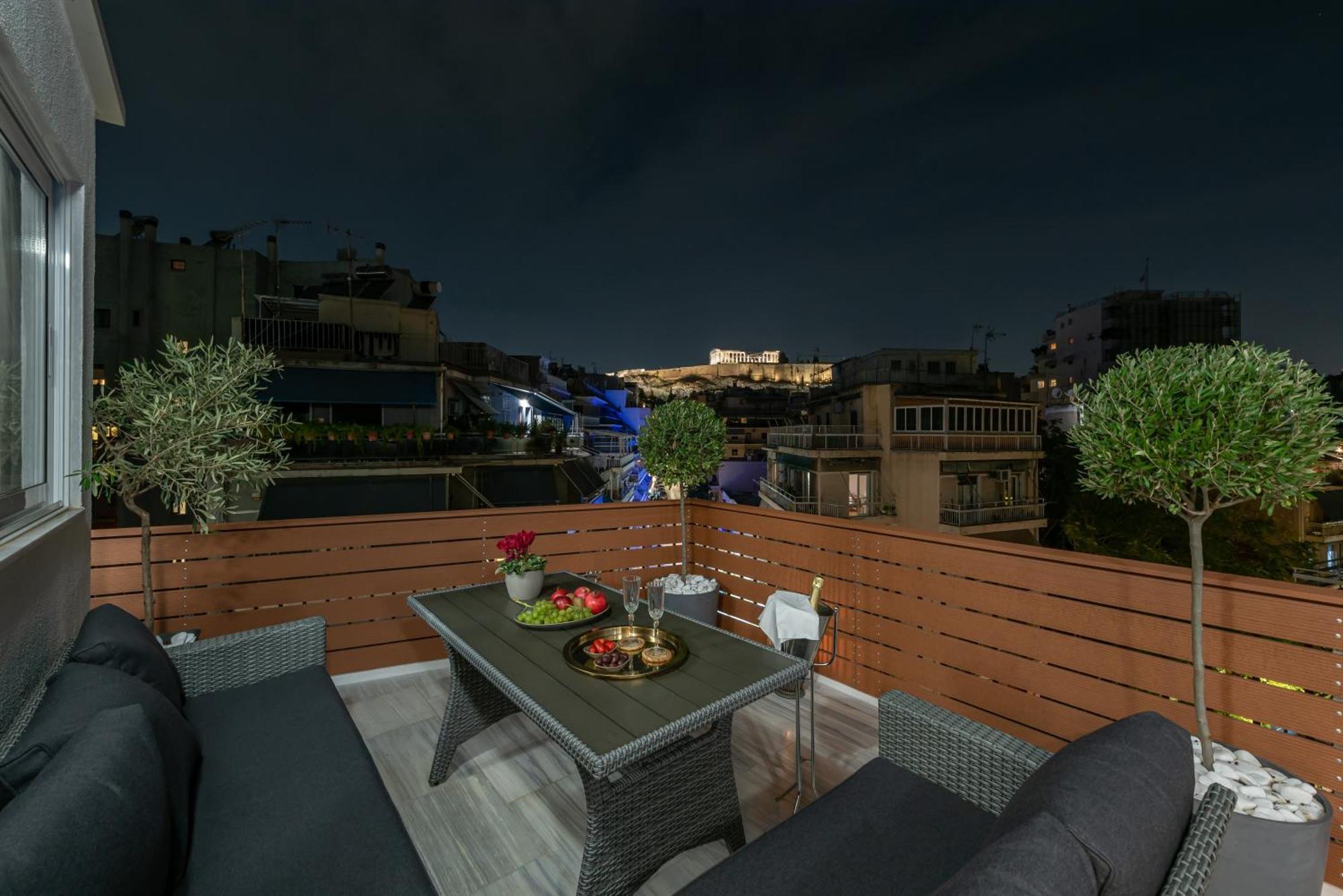 Apartament Acropolis Divine Penthouse Ateny Zewnętrze zdjęcie